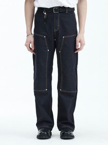 Double-nee Denim Pants () - LA MER MA MAISON - Modalova