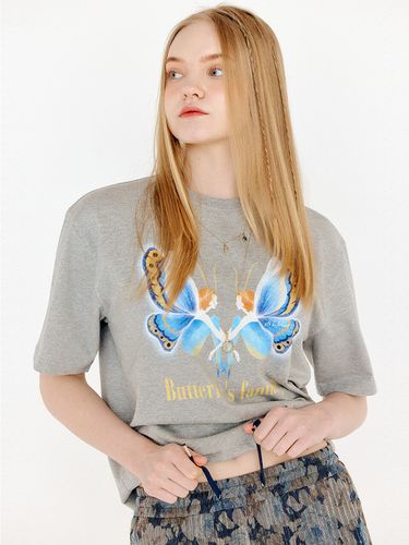 Butterfly T-shirt_Grey - ouel - Modalova