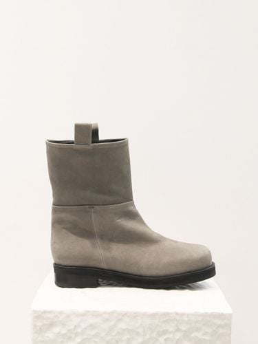 Noah Ankle Boots_Grey Nubuck - blanc sur blanc - Modalova