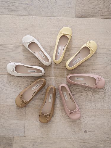 Lulu Ribbon Flat Shoes - 4 Colors - Marie mon dieu - Modalova