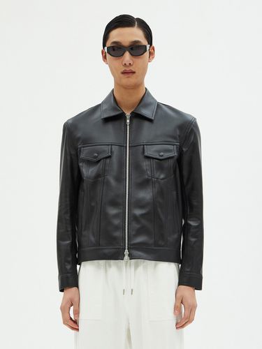 Venezia Trucker Jacket (Black) - ANDROS - Modalova