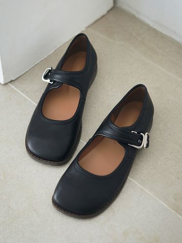 Mary Jane Flat Shoes Black - ADAUL - Modalova