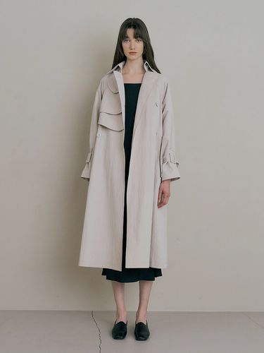 Grey trench coat - Ike - Modalova