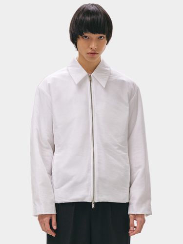 COZY AIR CROP JACKET WHITE - add - Modalova