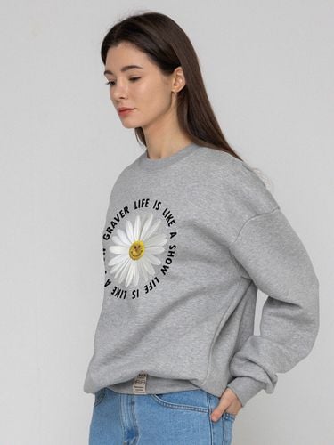 Daisy Flower Circle Logo Sweatshirt - GRAVER - Modalova