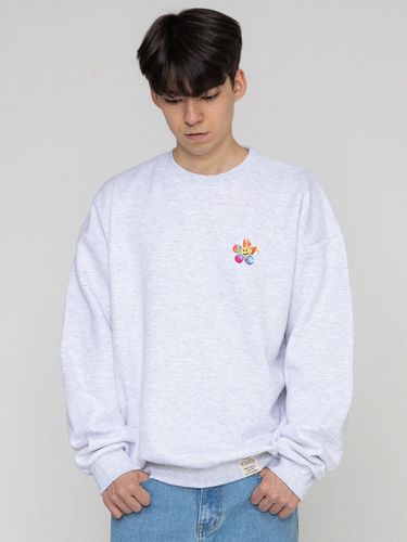 Tie-dye Flower Graphic Sweatshirt - GRAVER - Modalova