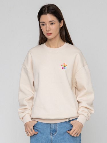 Tie-dye Flower Graphic Sweatshirt - GRAVER - Modalova