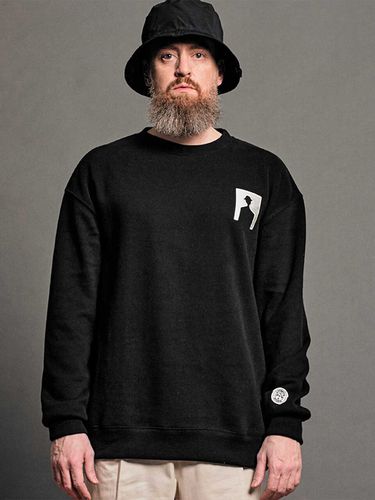 Shadow Embroidered Sweatshirt Black - FFEFF STUDIO - Modalova