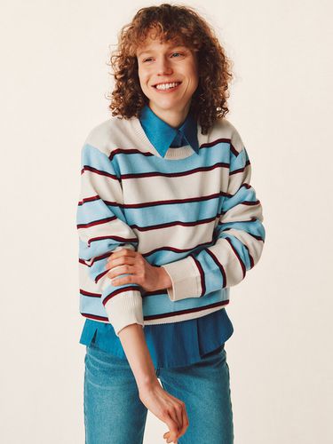 Multi-Stripe Crewneck Sweater_2color - FRRW - Modalova