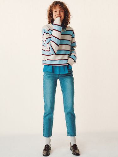 Mid-rise Slim Straight Jeans_TINT BLUE - FRRW - Modalova