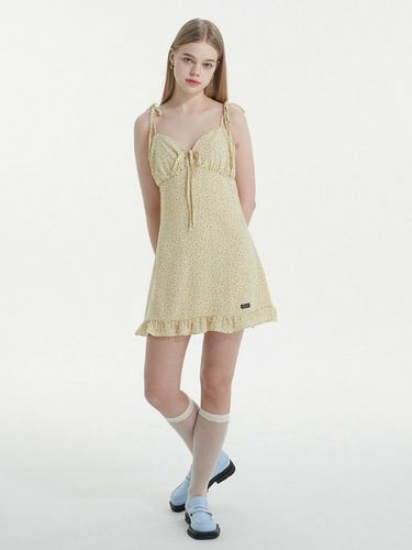 Flower Sleeveless Dress_Yellow - OoH-AHh! - Modalova