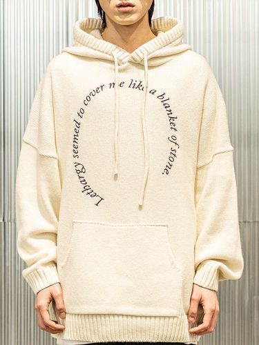 Circle Opinion Hoodie Knit - MASSNOUN - Modalova