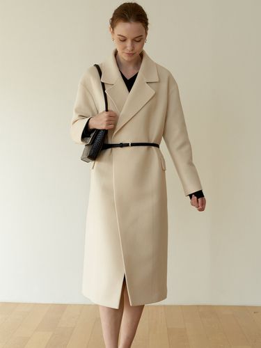 Classy Wool Loose Coat - DEFEMME - Modalova