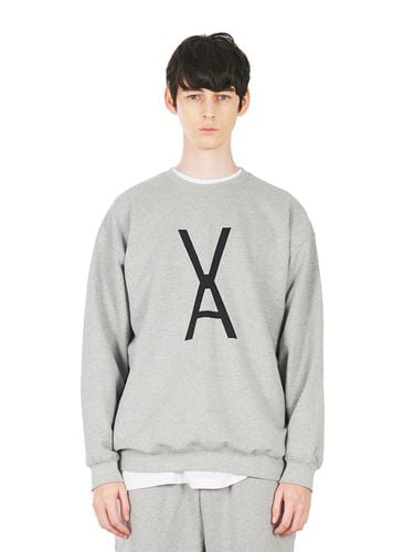 VA Black Big Logo Sweatshirt Grey - VARZAR - Modalova