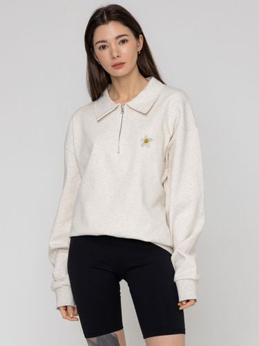 Embroidery Quarter-zip Sweatshirt - GRAVER - Modalova