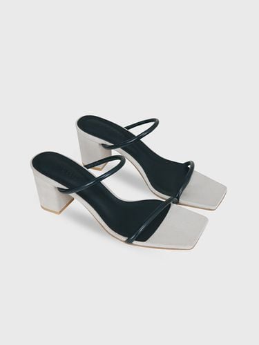 LINZ string sandals_white/blue - pieton - Modalova