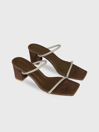 LINZ string sandals_brown/sand - pieton - Modalova