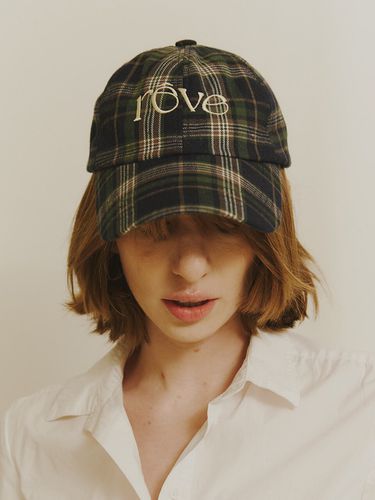 Reve Check Ball Cap - poesiedame - Modalova