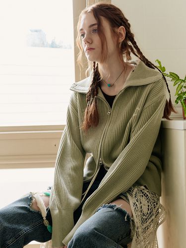 RCC Knit Zip-up Cardigan () - ROCCI ROCCI - Modalova