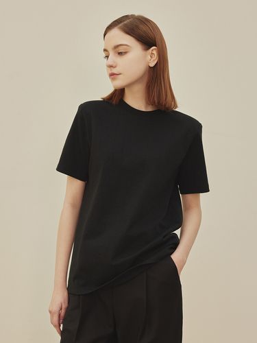 Ada Shoulder Pad T-shirts_Black - a.riff - Modalova