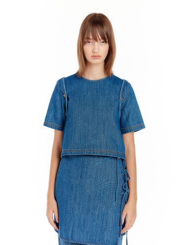 UPLAUD Transformative Denim Top - EENK - Modalova