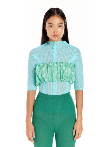 UBEE Shirred Tube Top - Light Green - EENK - Modalova