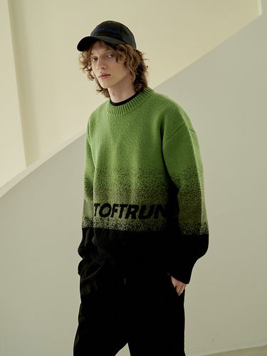 Ombre Knit Sweater - OUT OF TRUNK - Modalova