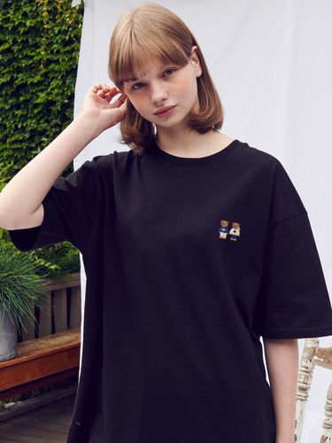 Twinlook Bear Over Fit T-Shirt _ - AMBLER - Modalova