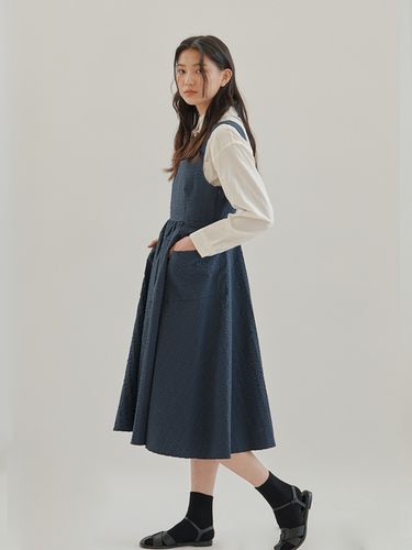 Ellie Dress (Navy) - AMOUR - Modalova