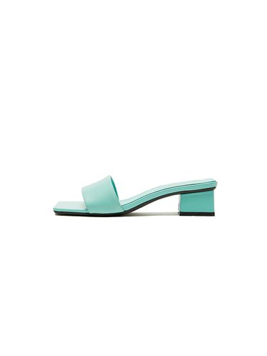 ULE Square-Toe Heeled Sandals_Mint - EENK - Modalova