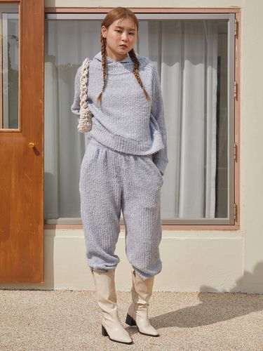 Lumpy Sweat Pants_Sky Blue - AMOUR - Modalova