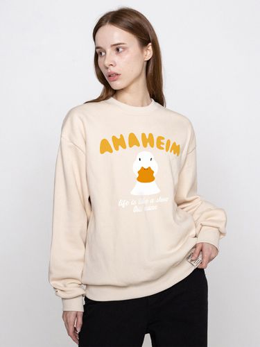 Face Smile Sweatshirt _ Cream - GRAVER - Modalova