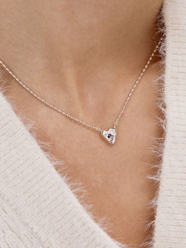 Vary Cubic Chips Heart Necklace - TATIANA - Modalova