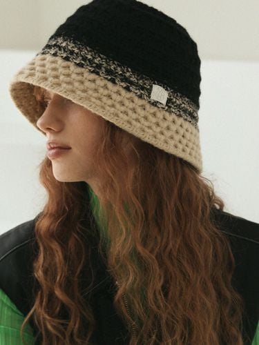 Haz knit crochet bucket hat_4color - Marchen - Modalova