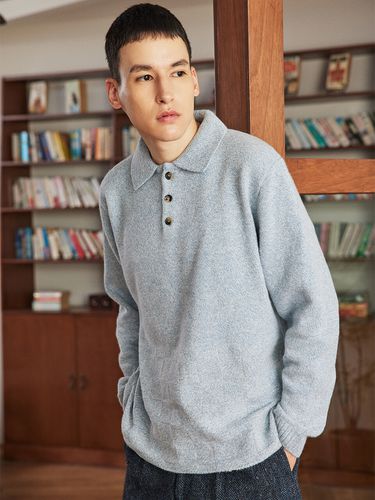 Check Polo Knit (Blue) - whatever we want - Modalova