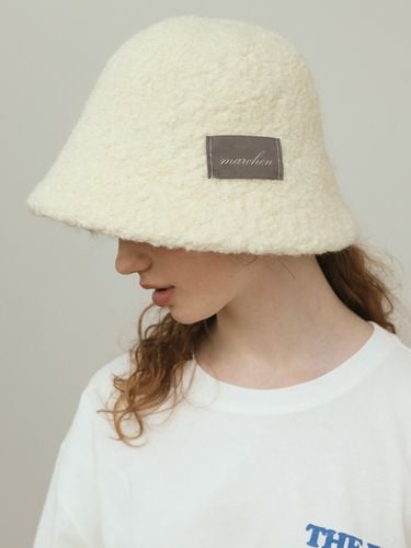 Signature boucle bucket hat_4color - Marchen - Modalova