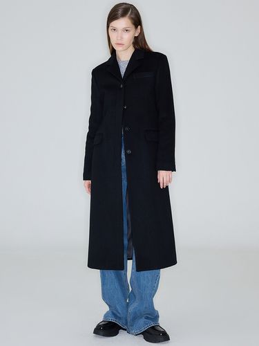 Line Wool Single Coat - Black - HAE BY HAEKIM - Modalova