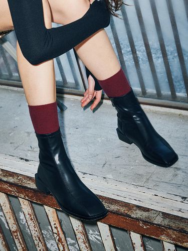 Square Socks Ankle Boots _ 3colors - fri fla - Modalova