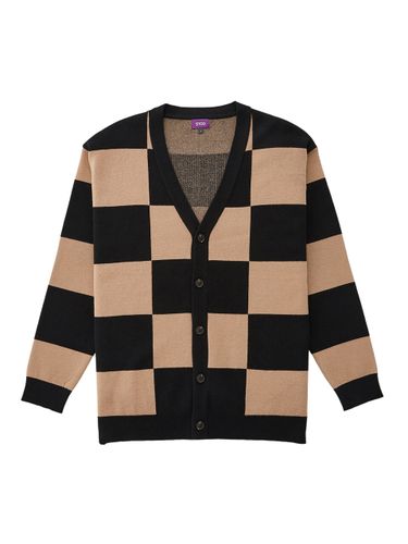 Semi Overfit Checker Board Cardigan () - STCO - Modalova