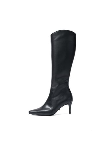 The Glossy Long Boots_Matte Black - BRIANA - Modalova