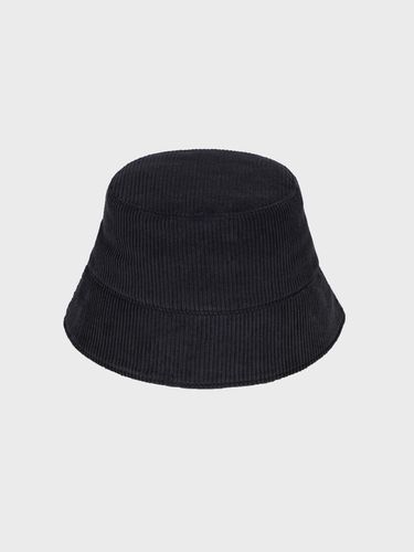 Corduroy Deep Bucket Hat _ Black - LIEU HOMME - Modalova