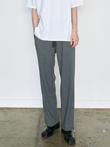 Lounge String Crepe Pants _ Grey - Trip LE Sens - Modalova