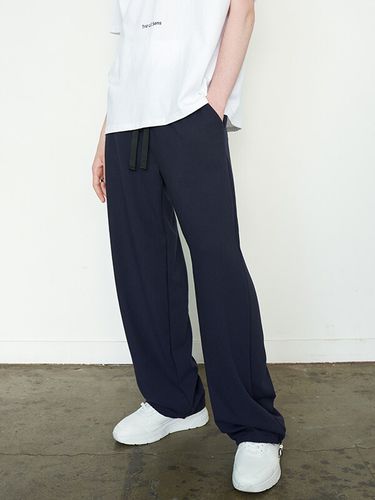 Lounge String Crepe Pants _ Navy - Trip LE Sens - Modalova