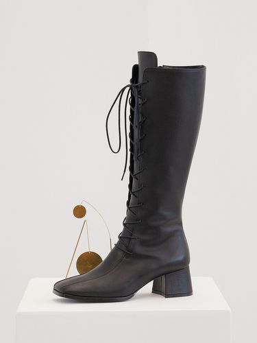 Amicare Lace-up Long Boots_Black - TWVP - Modalova