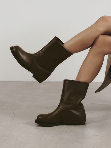 Moon Warmer Ankle Boots_Brown - TWVP - Modalova