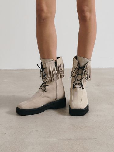 Boheme Fringe Ankle Boots - TWVP - Modalova