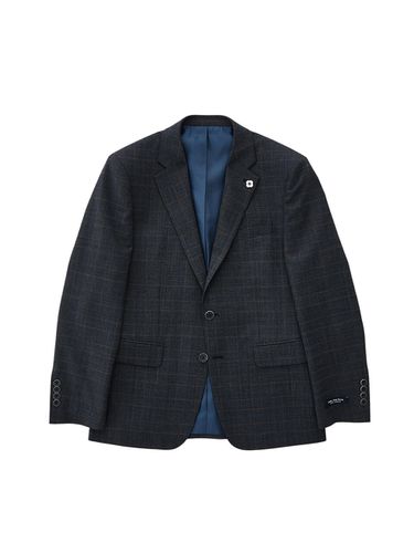 Classic-Fit Check Suit Jacket Blue - STCO - Modalova