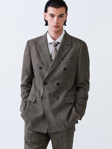 Classic-Fit Double-Breasted Suit Jacket - STCO - Modalova