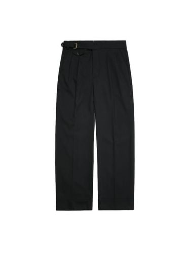 Two Pleats Side Trousers / Black - SORTIE - Modalova