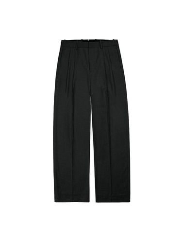 Bonheur Wide Slacks / Black - SORTIE - Modalova